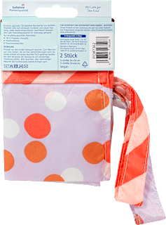 Nasstaschen-Set lila/rot babylove