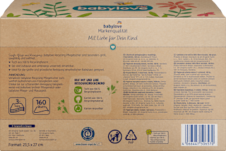 Pflegetücher nature trocken babylove
