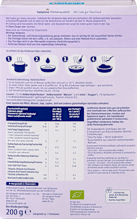 Porridge Apfel-Blaubeere, ab dem 8. Monat babylove