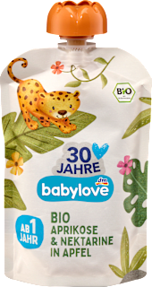 Quetschie Aprikose&Nektarine in Apfel ab 1 Jahr babylove