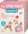 Quetschie Erdbeere & Birne in Apfel ab 1 Jahr (4x100 g) babylove