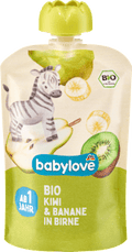 Quetschie Kiwi & Banane in Birne ab 1 Jahr babylove