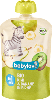 Quetschie Kiwi & Banane in Birne ab 1 Jahr babylove