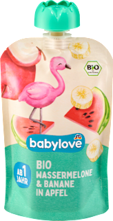 Quetschie Wassermelone & Banane in Apfel ab 1 Jahr babylove