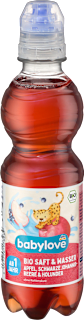 Saft & Wasser Apfel-Schwarze Johannisbeere-Holunder babylove