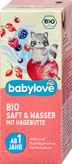 Saft & Wasser Hagebutte ab 1 Jahr babylove