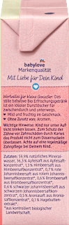 Saft & Wasser Hagebutte ab 1 Jahr babylove