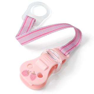 Schnullerband rosa Erdbeere  babylove
