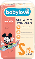 Schwimmwindeln Disney Gr. Small (4-9 kg)   babylove