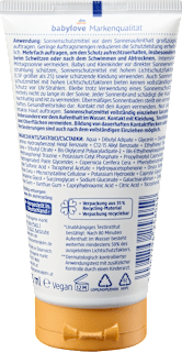 Sonnencreme Baby sensitiv, LSF 50+ babylove