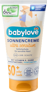 Sonnencreme Baby sensitiv, LSF 50+ babylove