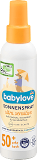 Sonnenspray Baby ultra sensitive LSF 50+ babylove