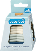 Stapelspiel aus Silikon, 4-teilig, Sterne babylove