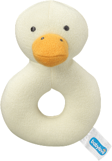 Stoff-Handrassel Ente babylove