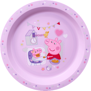 Teller flieder, Peppa Pig babylove
