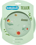 Teller grün, Gartentiere babylove