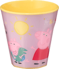 Trinkbecher 9-Kant flieder/gelb, Peppa Pig babylove