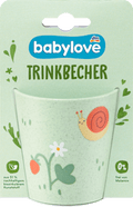Trinkbecher grün, Gartentiere, ab 6. Monat babylove