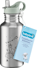 Trinkflasche Edelstahl/mintgrün, 500 ml  babylove