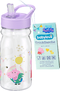 Trinkflasche flieder Peppa Pig, 480 ml  babylove
