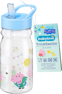 Trinkflasche hellblau, Peppa Pig, 480 ml  babylove