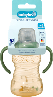 Trinklernbecher gelb, ab 6. Monat, 260 ml babylove