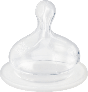 Trinksauger Weithals Silikon, anatomisch Gr. M , von Geburt an  babylove
