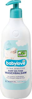 Waschbalsam Kopf bis Fuß ultra sensitive babylove