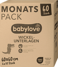 Wickelunterlagen (60x60 cm), Monatspack babylove