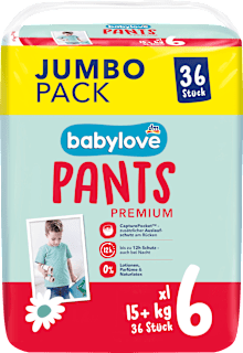 Windel Pants Premium Gr. 6 XL (15+ kg) Jumbo Pack babylove