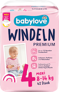 Windeln Gr. 4 maxi (8-14 kg)  babylove