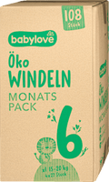 Windeln Öko Gr. 6 xl (15-20 kg) Monatspack babylove