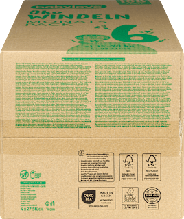 Windeln Öko Gr. 6 xl (15-20 kg) Monatspack babylove