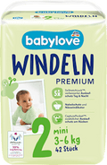 Windeln Premium Gr. 2 mini (3-6 kg)  babylove