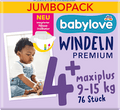 Windeln Premium Gr. 4+ maxiplus (9-15 kg) Jumbopack babylove