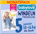 Windeln Premium Gr. 5 junior (10-16 kg), Monatspack  babylove