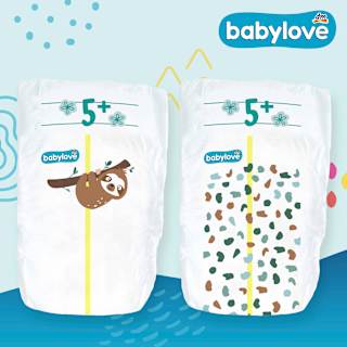 Windeln Premium Gr. 5+ junior+ (11-18 kg), Monatspack babylove