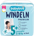 Windeln Premium Gr. 5+ juniorplus (11-18 kg) babylove