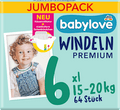 Windeln Premium Gr. 6 XL(15-20 kg) Jumbopack babylove