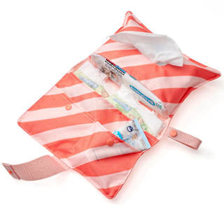Windeltasche rosa/rot babylove