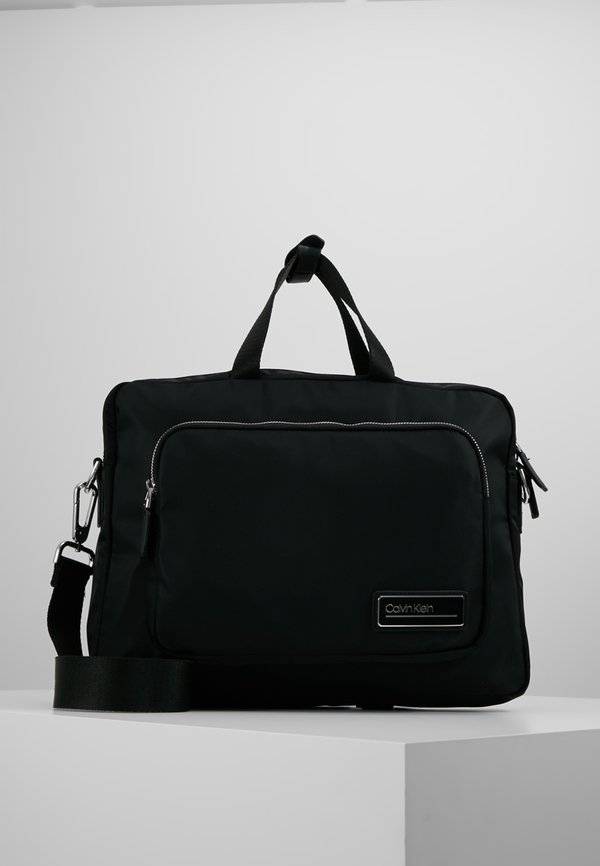 Calvin Klein PRIMARY GUSSET LAPTOP BAG - Briefcase - black