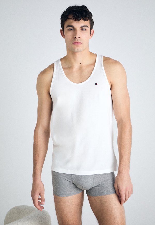 Tommy Hilfiger SIGNATURE CTN ESS 3P TANK TOP PACK OF 3 - Undershirt - white