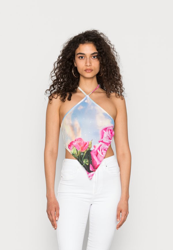 NEW girl ORDER ROSE SOFT TOUCH HANKY HALTER