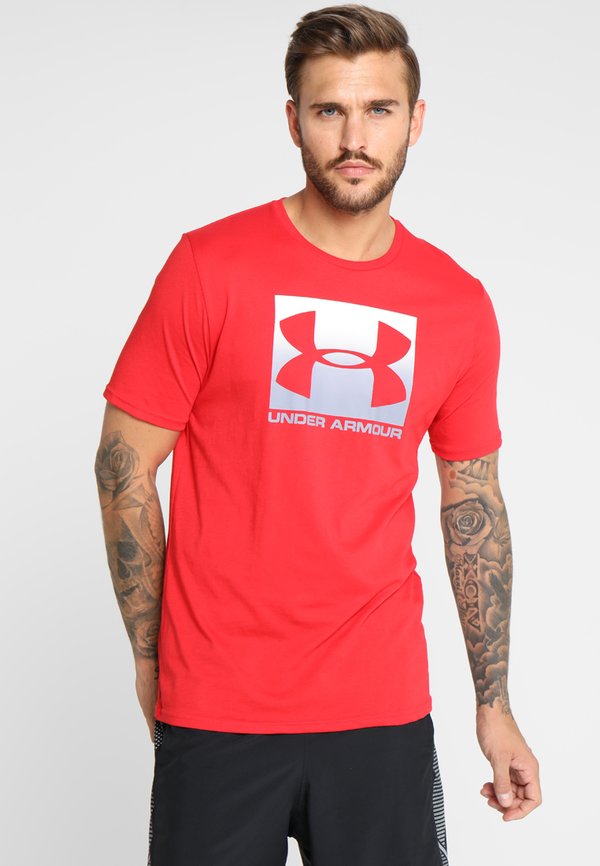 Under Armour BOXED SPORTSTYLE - Print T-shirt - red/steel