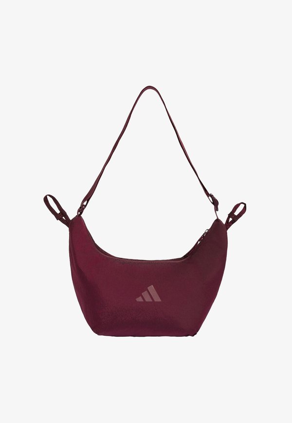 adidas Performance GLOW SHOULDER BAG - Cross body bag - maroon