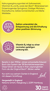 Bachblüten Balance & Positivität Kapseln Bach RESCURA