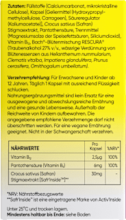Bachblüten Balance & Positivität Kapseln Bach RESCURA