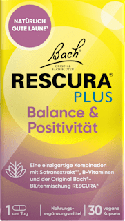 Bachblüten Balance & Positivität Kapseln Bach RESCURA