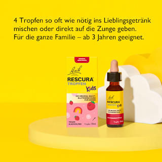 Bachblüten Kids Tropfen Erdbeergeschmack Bach RESCURA