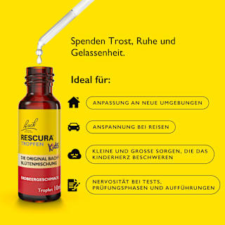 Bachblüten Kids Tropfen Erdbeergeschmack Bach RESCURA